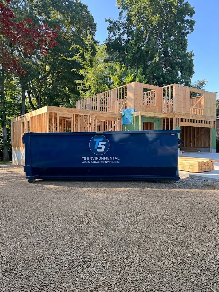 T5 Environmental 30 yard roll-off dumpster for construction and demo in Nashville TN
